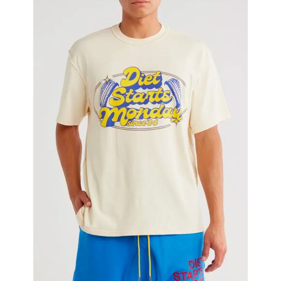 Diet starts monday Other - Diet Starts Monday Cream T-Shirt XL
